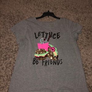 Cute tee with a saying on the front